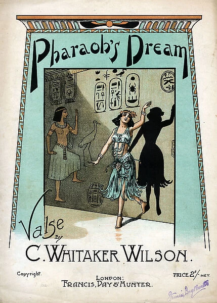 Music cover, Pharaohs Dream Valse