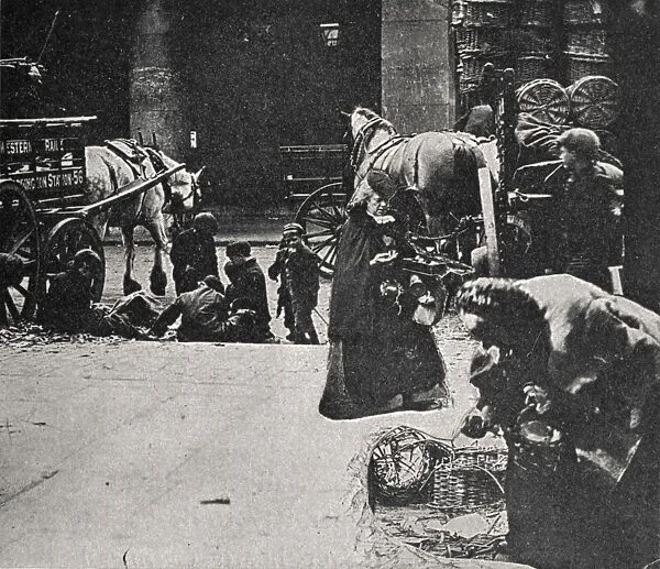 Old women scavenging, East End of London