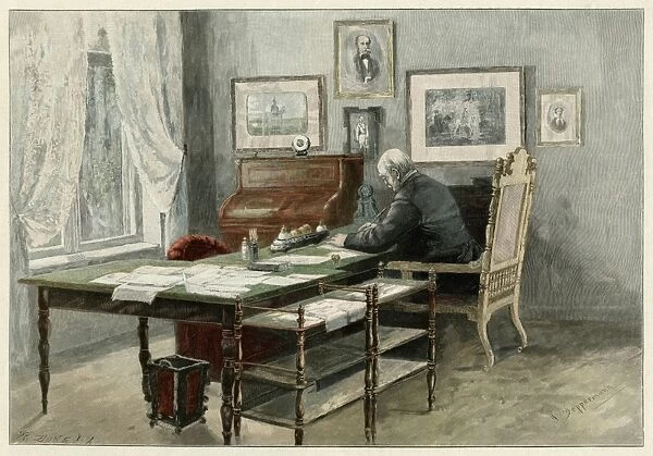 Otto von Bismarck in his study, 1894