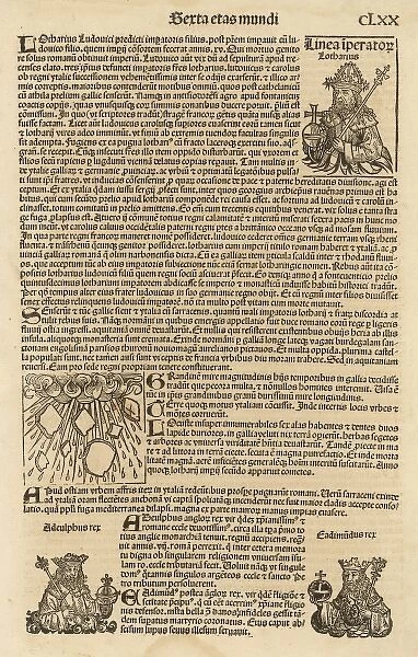 Page from Meisterlins Nurnberger Chronik