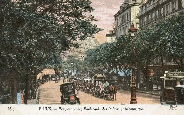 Paris, France - Boulevard des Italiens
