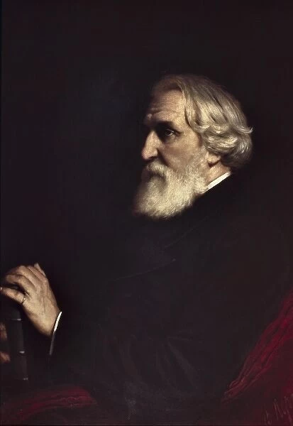 Perov, Vasily (1833-1882). Portrait of Ivan Sergeyevich