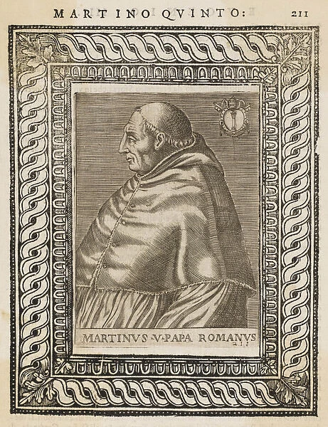POPE MARTINUS V (Odo Colonna) Date: reigned 1417 - 1431