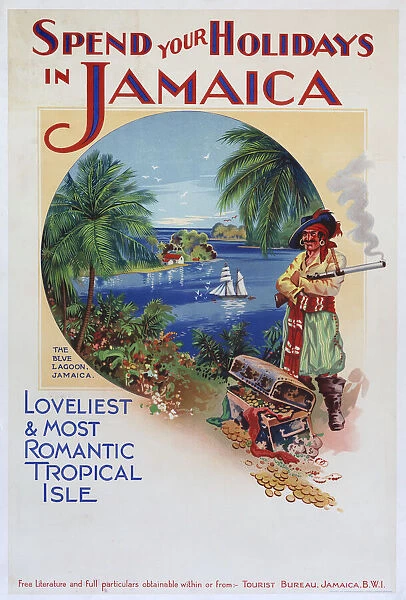 Poster, Spend your Holidays in Jamaica