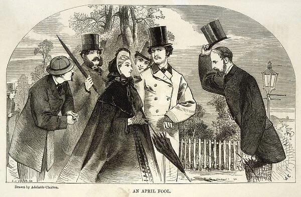 Raising his Hat, 1864