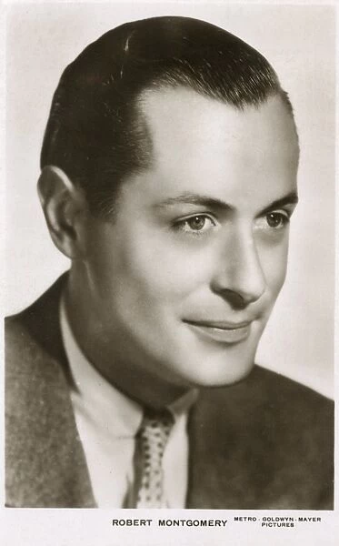 Robert Montgomery, American film, stage and TV actor