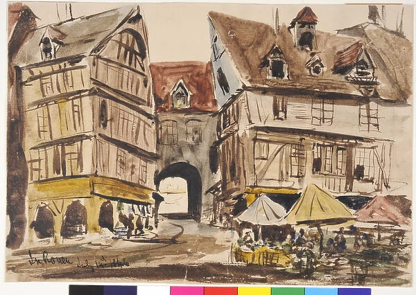 In Rouen (1846). Moore, James 1819 - 1883. Date: 1846
