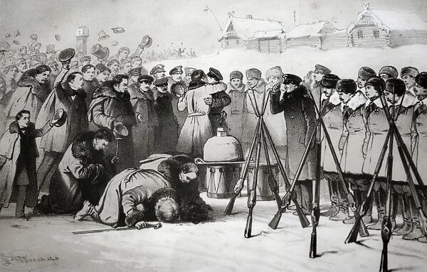 Russia. Moscow. 1856. Ceremony to welcome the participants i