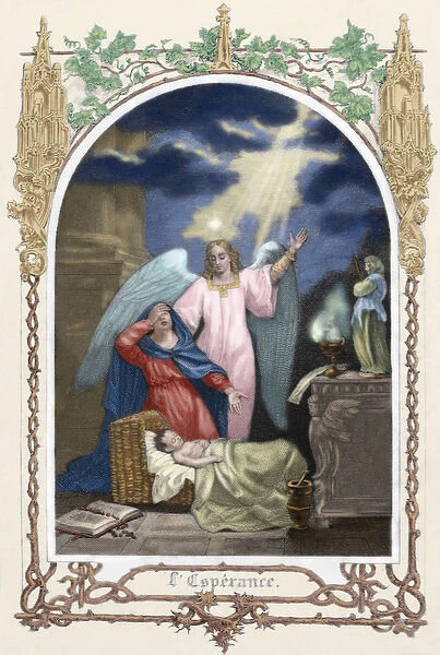 Saint Monica (331-387 A. D. ) trusting God saves her son. Alle