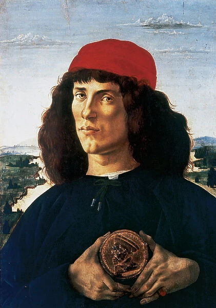 Sandro Botticelli (1445-1510). Italian painter. Portrait of