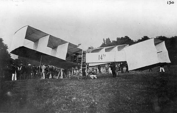 Santos-Dumont 14bis first flight in Europe 1906