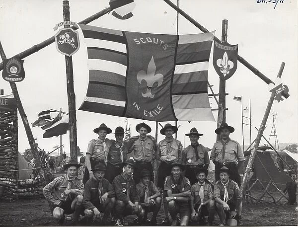Scouts in Exile at camp