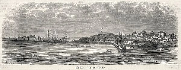 Senegal  /  Dakar Port 1867