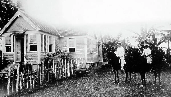Settler's house, St Mary, Jamaica, early 1900s