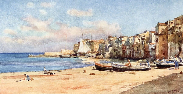 Sicily  /  Cefalu Shore 1911