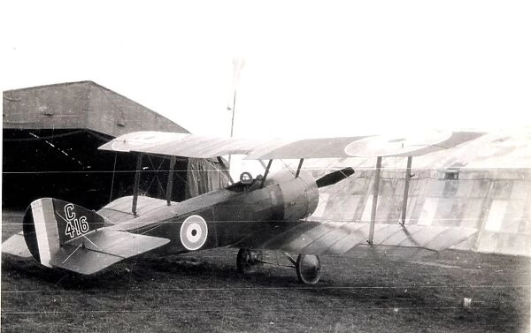 Sopwith Pup, aft, (on the ground)