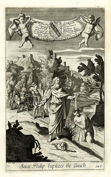 St Philip baptises the eunuch