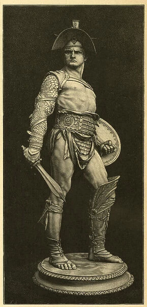 Statue of a Roman gladiator