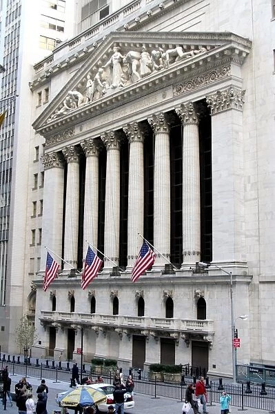 Stock Exchange in Wall Street, New York