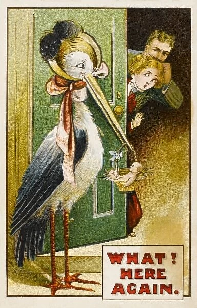 Stork Brings Baby 1912
