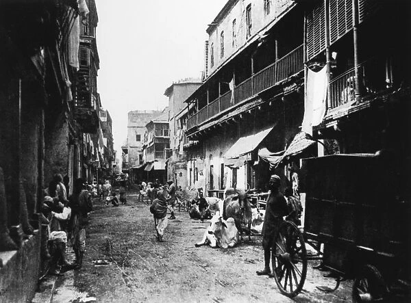 Street scene in Calcutta, India