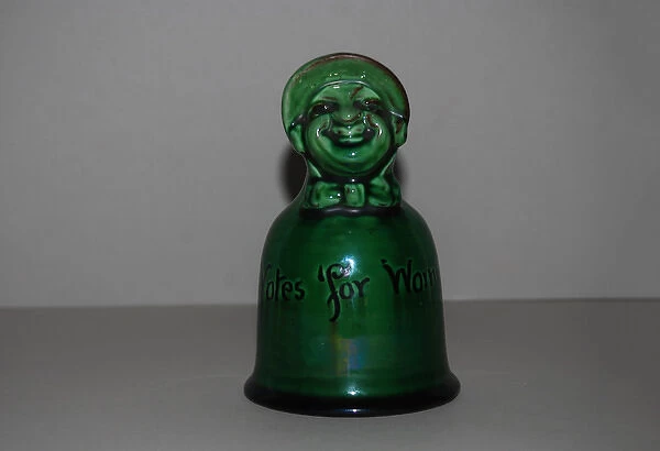 Suffragette Votes for Women Bell Ceramic