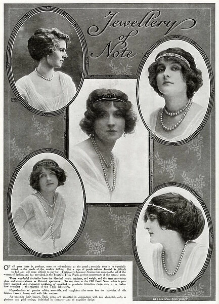 Tecla pearls counterparts for the natural 1913