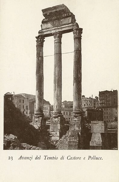 The Temple of Castor and Pollux - Rome, Italy