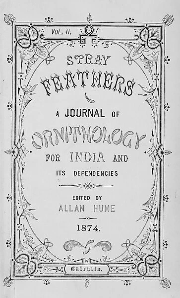 Title page from Stray Feathers