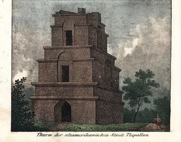 The tower of Tlapallan in Mexico