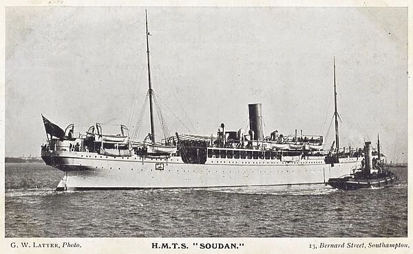 The Troop Ship (HMTS) Soudan