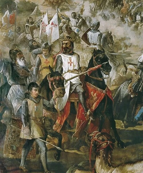 VAN HALEN, Francisco de Paula (1810-1887). Battle