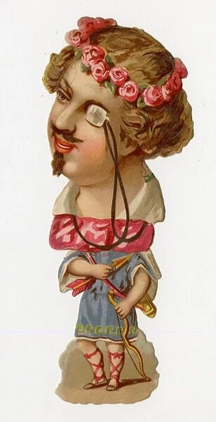 Victorian scrap - Theatre character