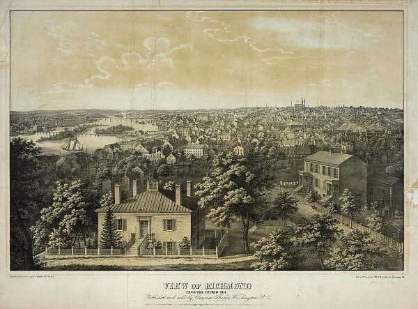 View of Richmond from the church hill