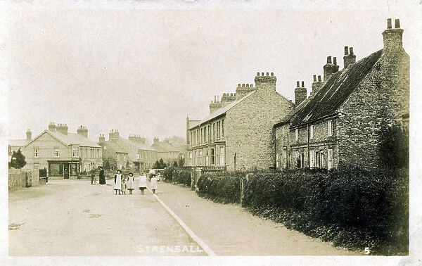 The Village, Strensall, York, Yorkshire, England. Date: 1917