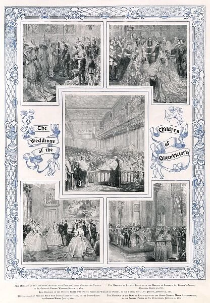 The weddings of Queen Victorias children