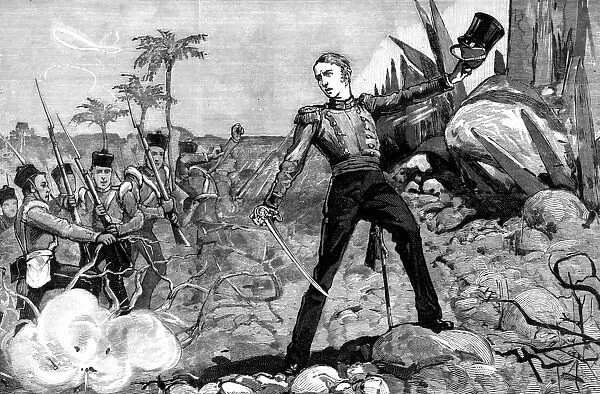 Wolseley at Myat-Toons stronghold, Burma, 1853