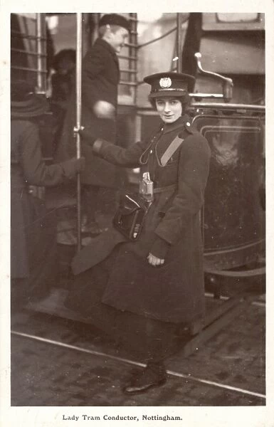 Women WW1 Tram Conductor