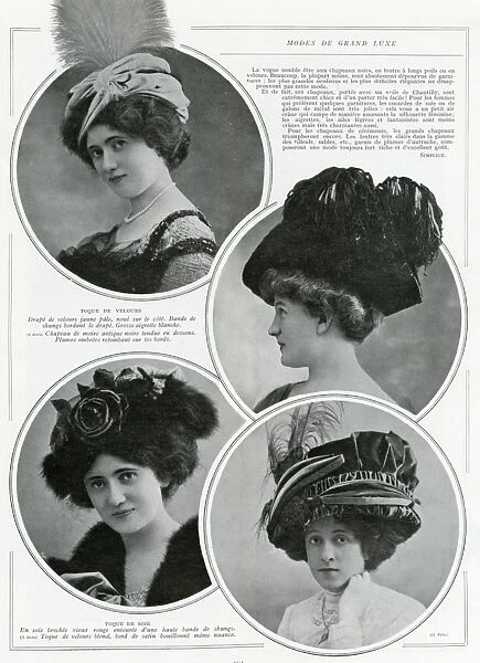 Womens hats 1909