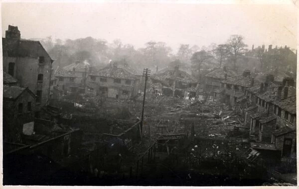 WW2 Bomb Damage, Salford, Lancashire