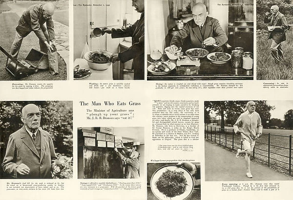WWII - the man who eats grass, Mr J. R. B. Branson