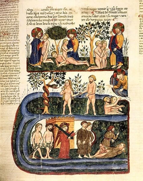 Adam and Eve, 1430 artwork