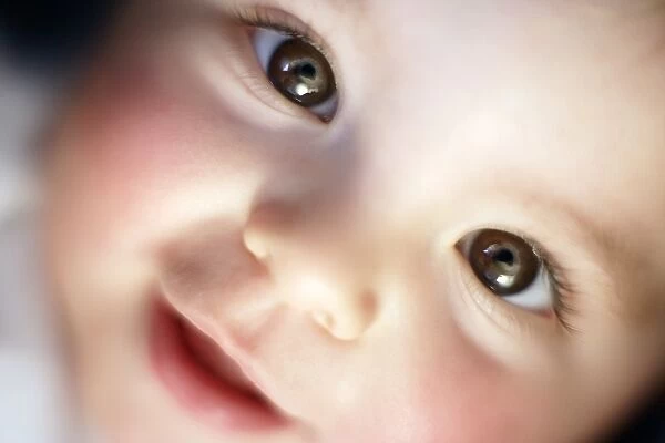 Baby boy. MODEL RELEASED. Baby boy. Close-up of a baby boys face