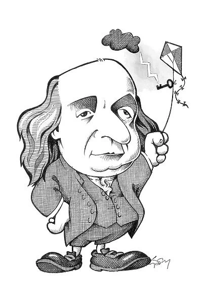 Benjamin Franklin, caricature C013  /  7589