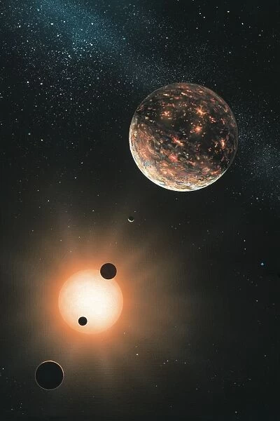 Extrasolar planets, artwork