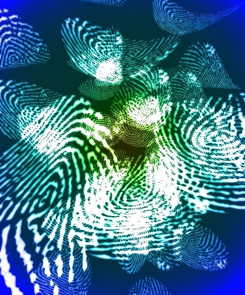 Fingerprints, computer artwork