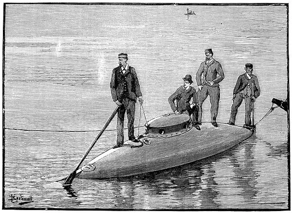 Goubet submarine, 1880s