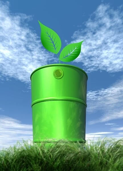 Green fuel, conceptual image
