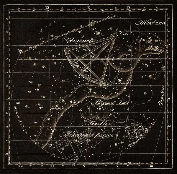Hydra constellations, 1829 C016  /  4412