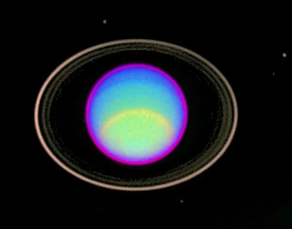 IR image of Uranus atmosphere